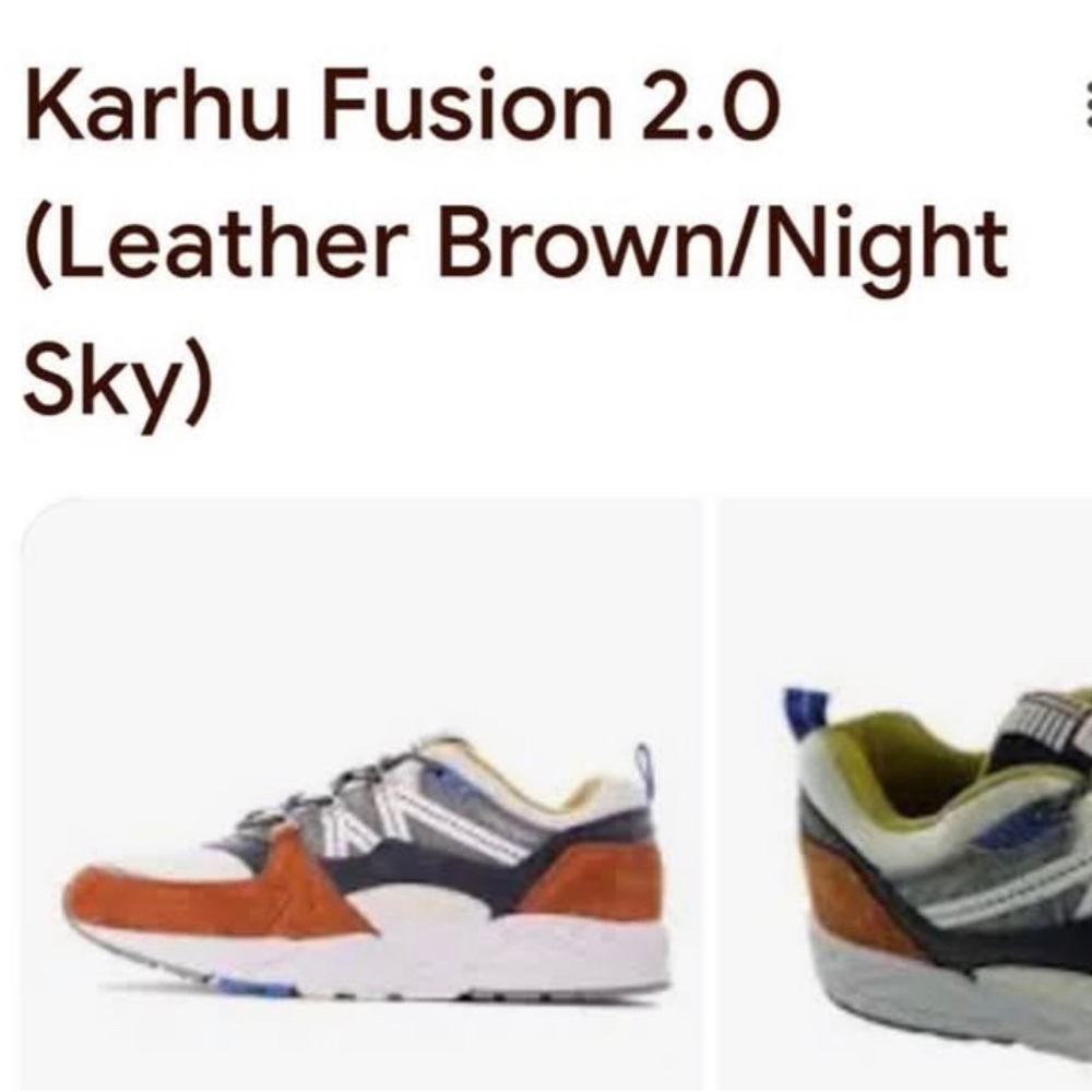 Karhu Fusion 2.0 Sneakers - Brown and Blue